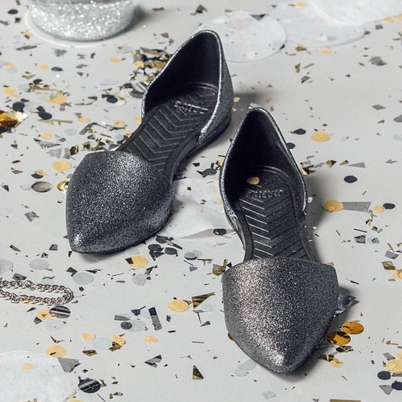 ✖️SOLD✖️•NATIVE• Audrey Bling D’Orsay Flats